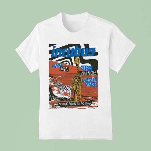 Incubus The Zoo Oklahoma City Ok Performing Morning View And The Hits Even T Shirt