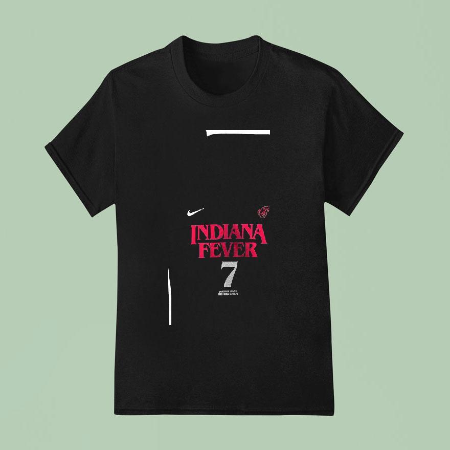 Indiana Fever Aliyah Boston Stranger Things Rebel Name And Number T Shirt