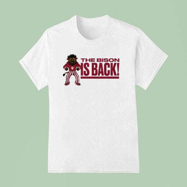 Indiana Hoosiers Hoosier The Bison Is Back T Shirt