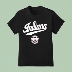 Indiana Hoosiers Mascot Scrip T Shirt