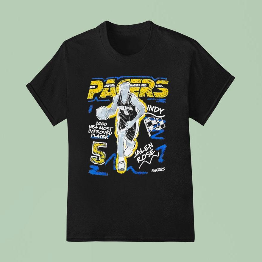 Indiana Pacers Jalen Rose Nba Most Improved Player T Shirt