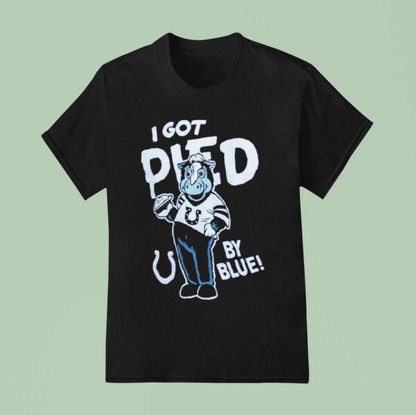 Indianapolis Colts I Got Pied By Blue Masco T Shirt