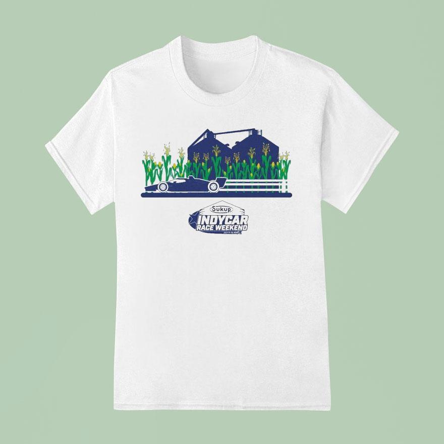 Indycar Race Weekend Event July Sukup Corn T Shirt