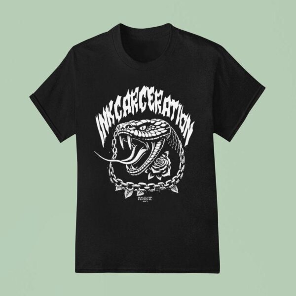 Inkcarceration Festival Spitting Venom In Mansfield Ohio On July Th Th Americas Rock And Metal Tattoo T Shirt