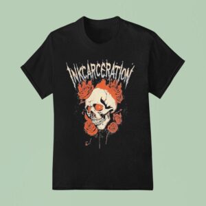 Inkcarceration Mansfield Ohio Deathbed On July Th Th Americas Rock And Metal Tattoo Festival Skull Roses T Shirt