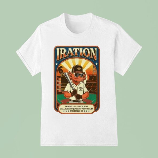 Iration Summer Tour San Diego Ca Us Petco Park T Shirt