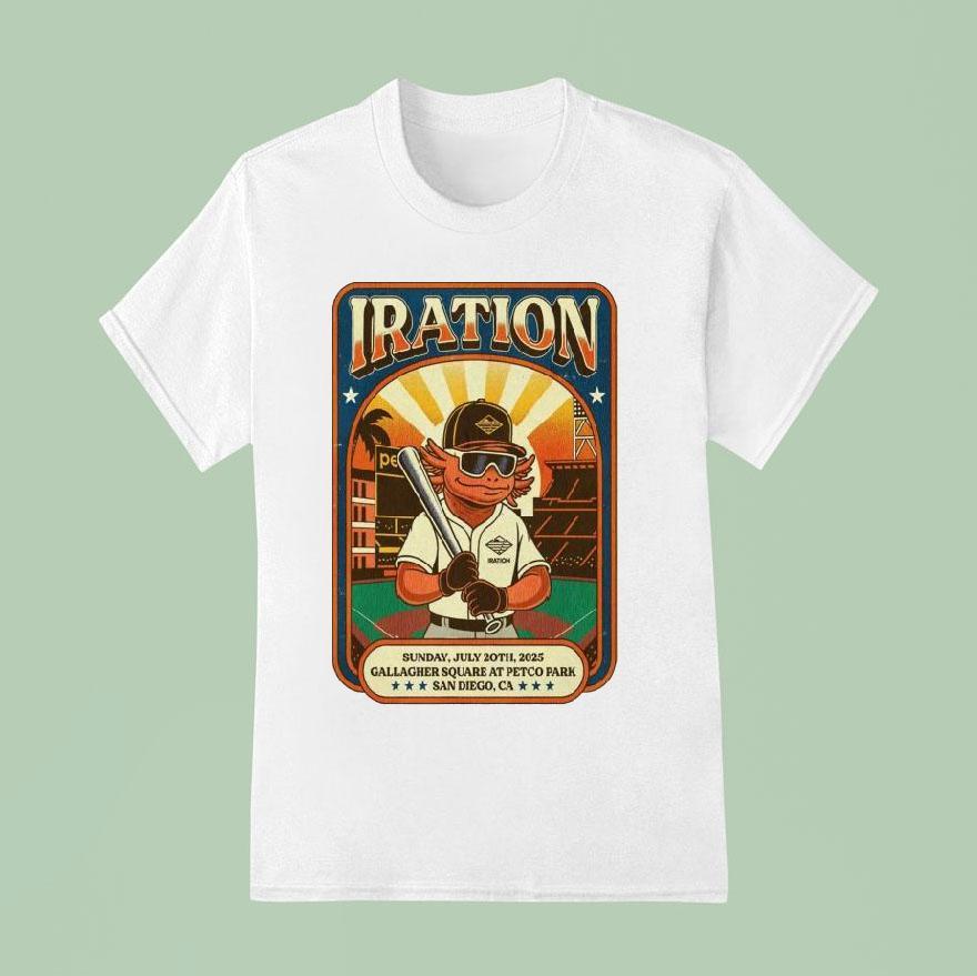 Iration Summer Tour San Diego Ca Us Petco Park T Shirt