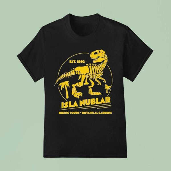Isla Nublar Hiking Tours Botanical Gardens Est T Shirt