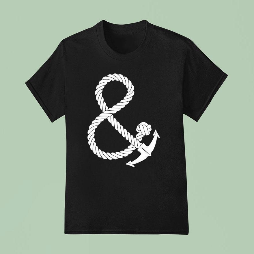 J K Rowling Anchor Sand Ampersand T Shirt