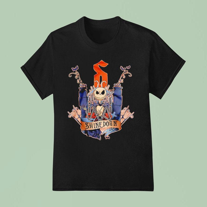 Jack Skellington Shine Down Halloween T Shirt