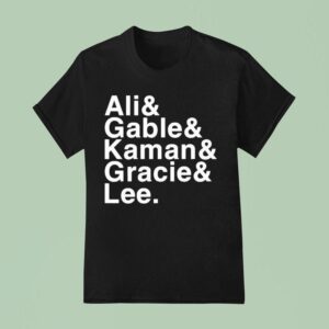Jacob Bannon Ali Gable Kaman Gracie Lee T Shirt