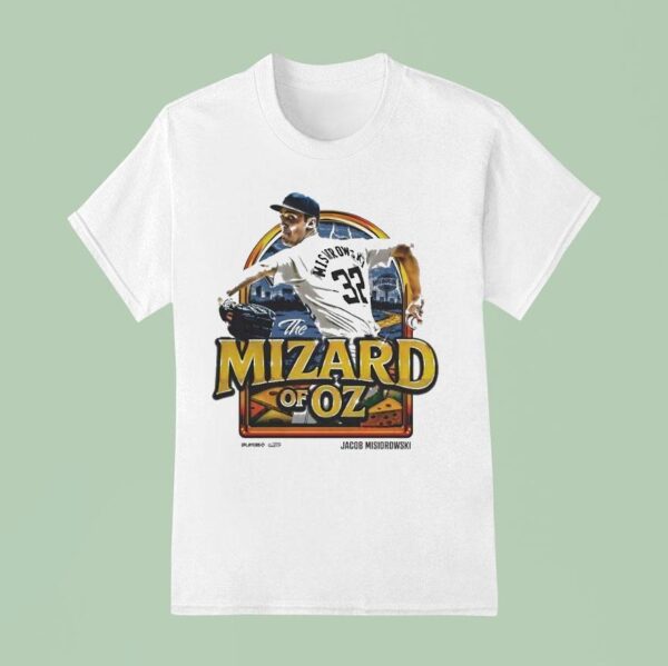 Jacob Misiorowski The Mizard Of Oz Milwaukee Brewers Mlbpa Painting T Shirt