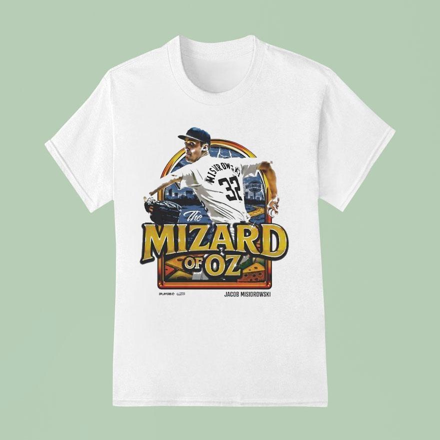 Jacob Misiorowski The Mizard Of Oz Milwaukee Brewers Mlbpa Painting T Shirt