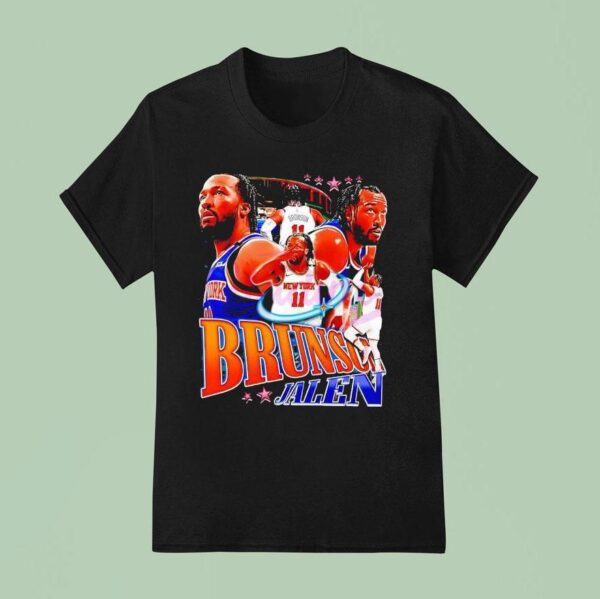 Jalen Brunson New York Knicks Vintage Basketball Ar T Shirt
