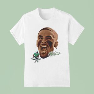 Jalen Hurts Big Face Philadelphia Eagles Football Signature T Shirt