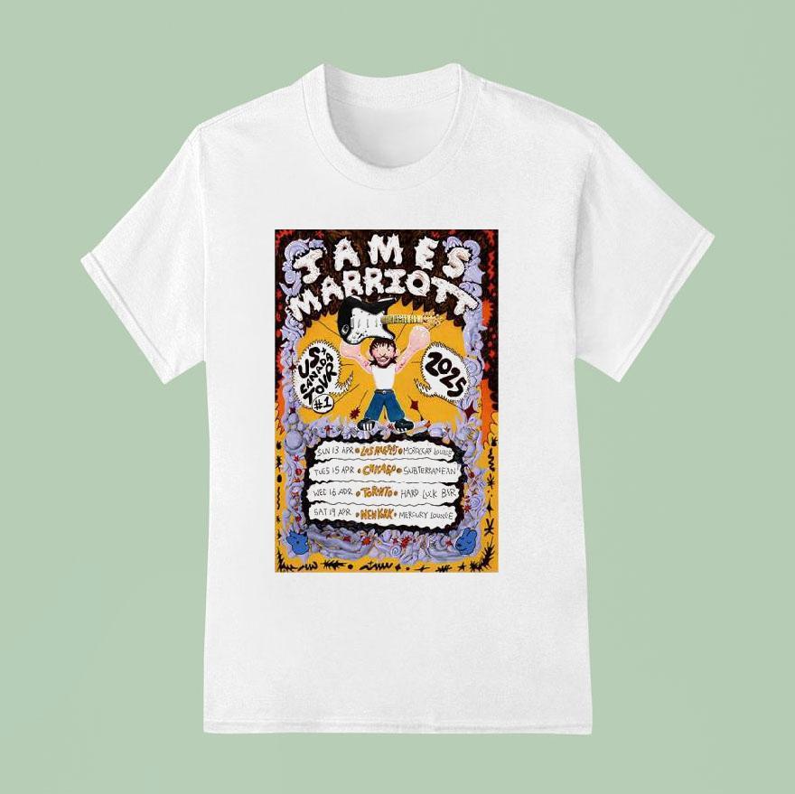 James Marriott April Us Canada Event Tour T Shirt