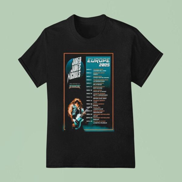 Jared James Nichols Europe Uk Tour Dates T Shirt