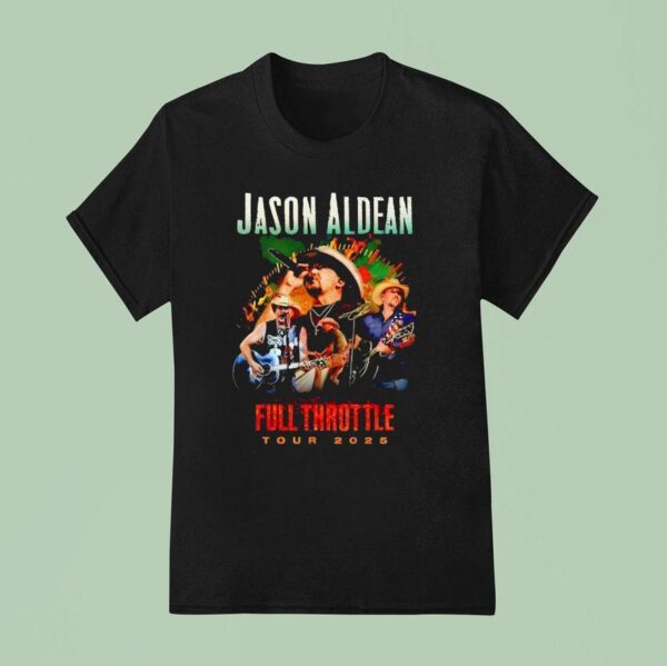 Jason Aldean Full Throttle Tour Signature T Shirt