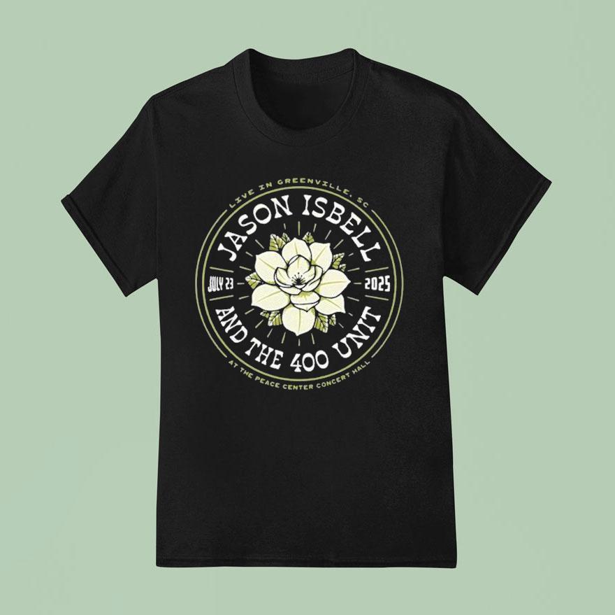 Jason Isbell And The July Tour Unit Greenville Sc T Shirt