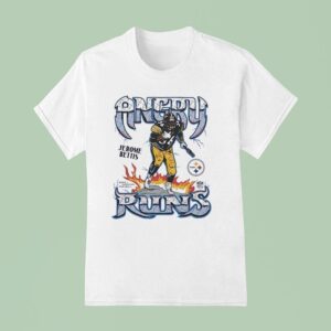 Jerome Bettis Angry Runs Nfl Pittsburgh Slers Football T Shirt