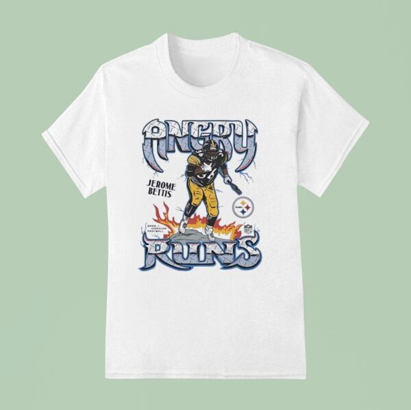 Jerome Bettis Angry Runs Nfl Pittsburgh Slers Football T Shirt