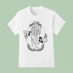 Jerry Garcia Forever Skeleton T Shirt