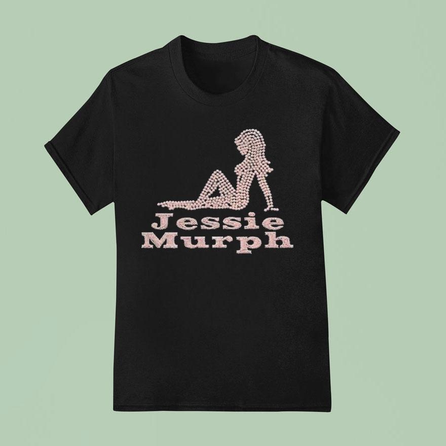 Jessie Murph Rhinestone Silhouette T Shirt