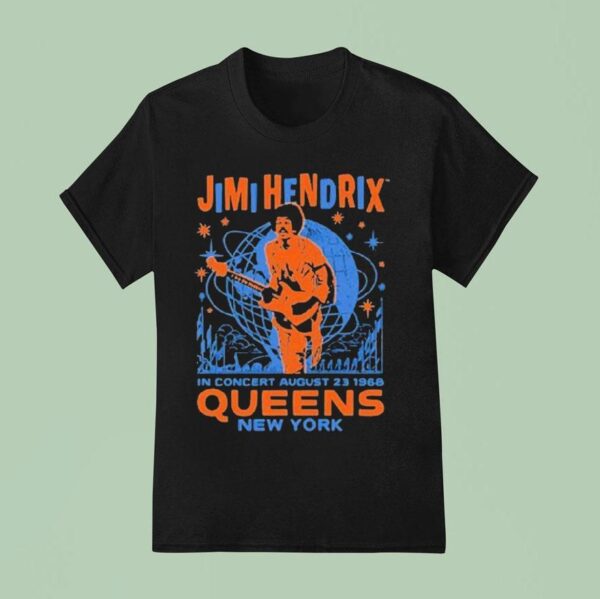 Jimi Hendrix In Concert Queens New York August T Shirt