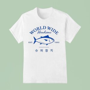 Jin Super Tuna World Wide Handsome Fish Army Kpop Tour Concert Est T Shirt