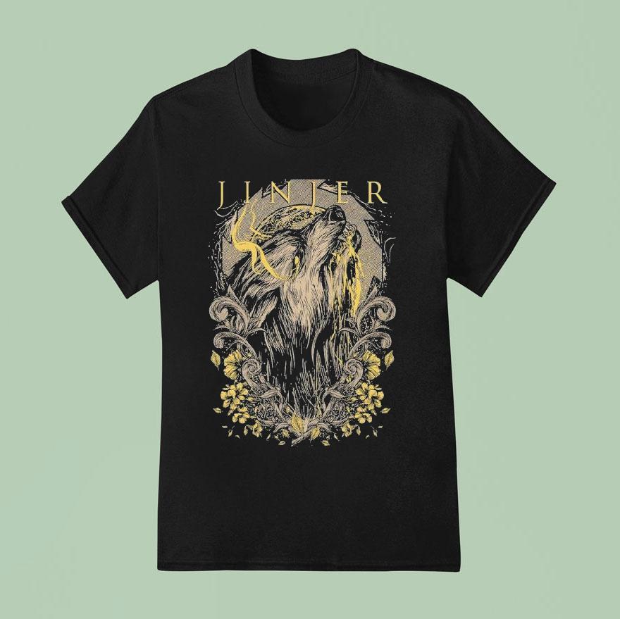 Jinjer Wolflower T Shirt