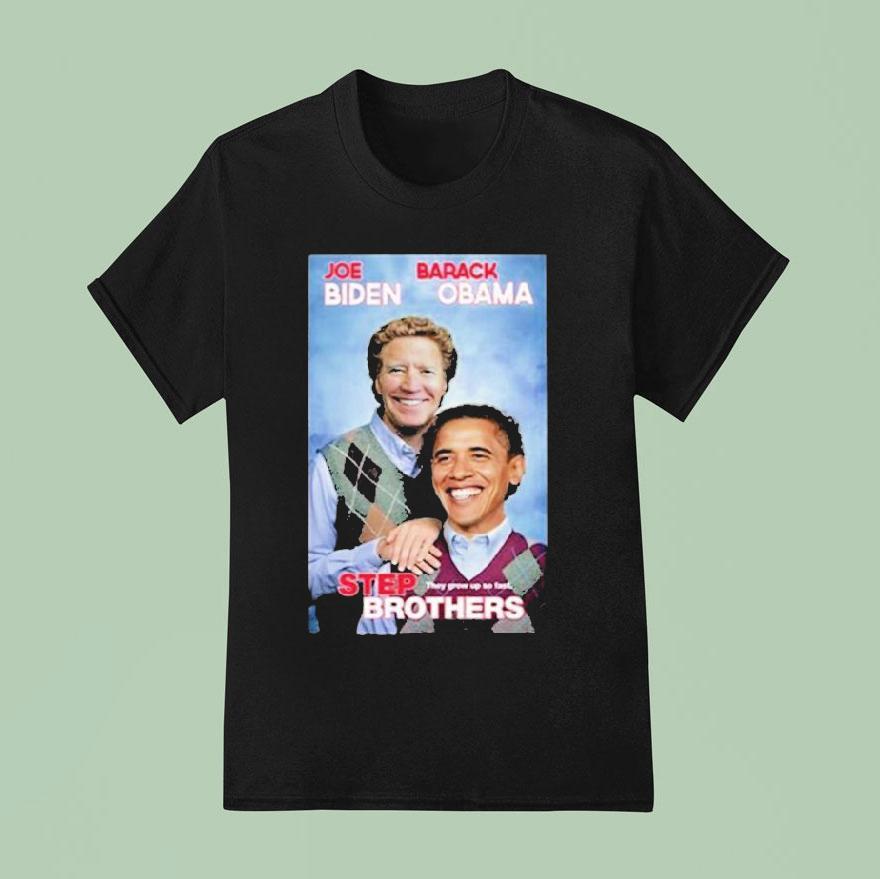 Joe Biden And Barack Obama Step Brothers T Shirt