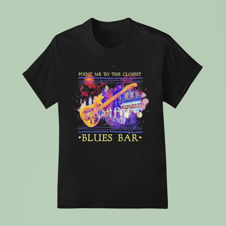 Joe Bonamassa Point Me To The Closest Blues Bar T Shirt