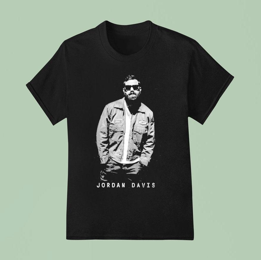 Jordan Davis Learn The Hard Way Album Photo T Shirt