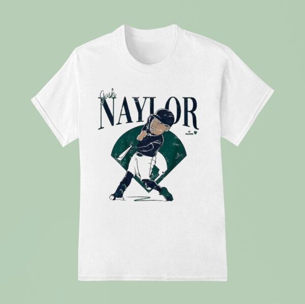 Josh Naylor Diamond Caricature Seattle Mariners T Shirt