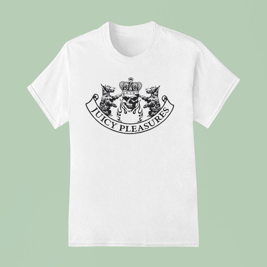 Juicy Pleasures Skull Cres T Shirt