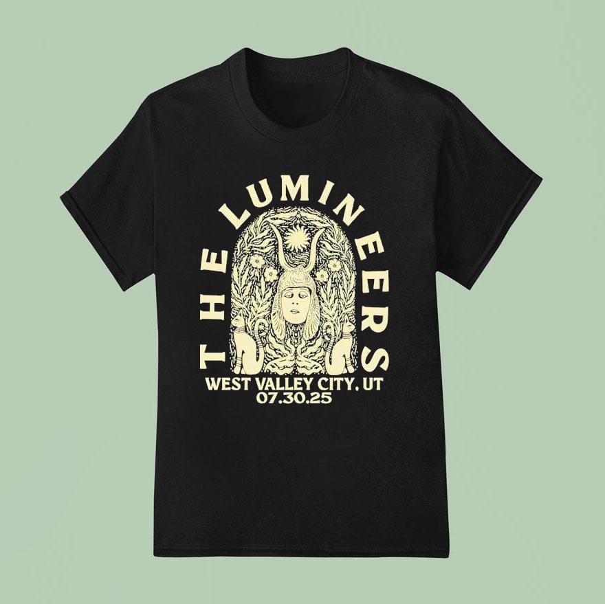 July The Lumineers At West Valley City Ut Tour T Shirt