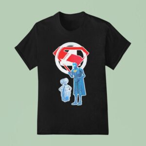 July Is Super Fantastic Fantastic Four X Superman Herbie And Robot Number T Shirt