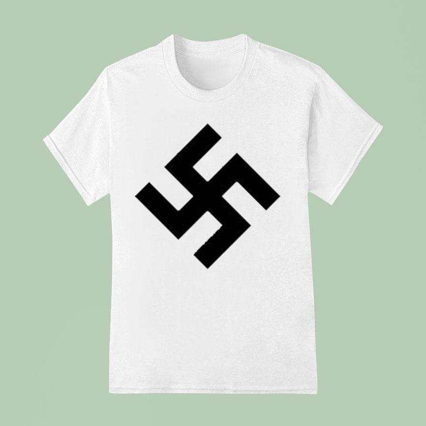 Kanye West Swastika Ye Logo T Shirt