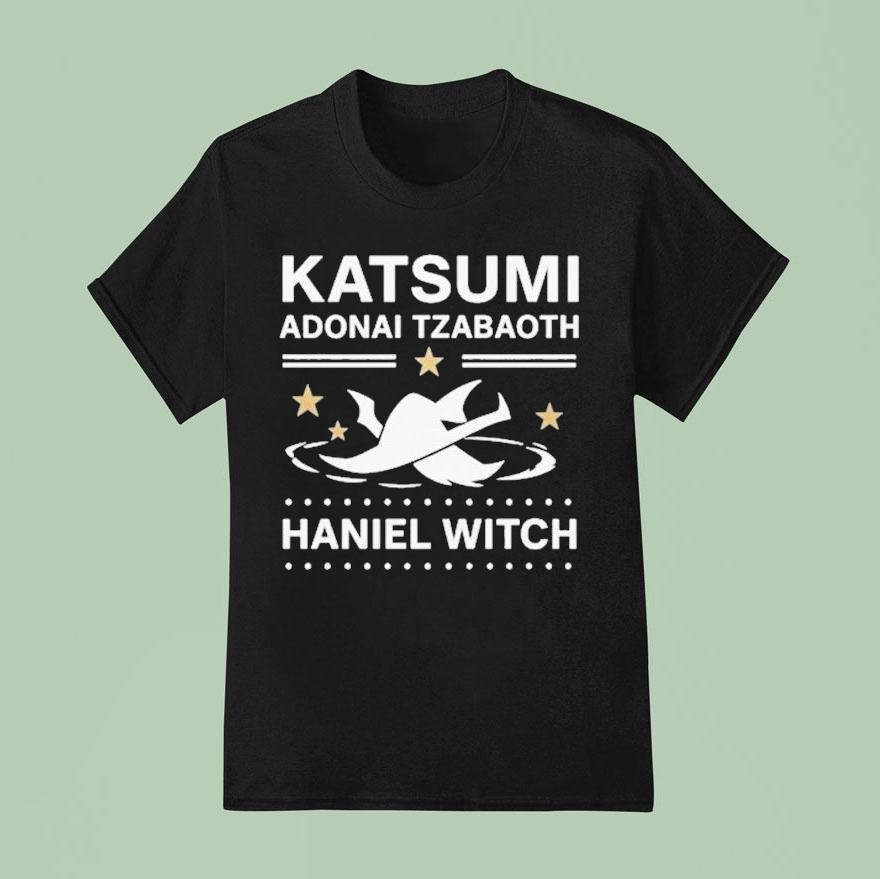 Katsumi Adonai Tzabaoth Haniel Witch T Shirt