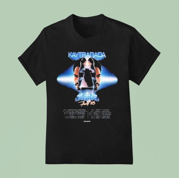 Kaytranada Justice Fall North America Tour Dates Faces Head T Shirt