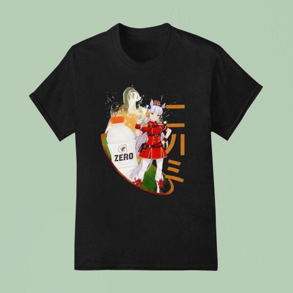 Keanu Reeves Wearing Anime Uma Musume Gatorade Zero T Shirt