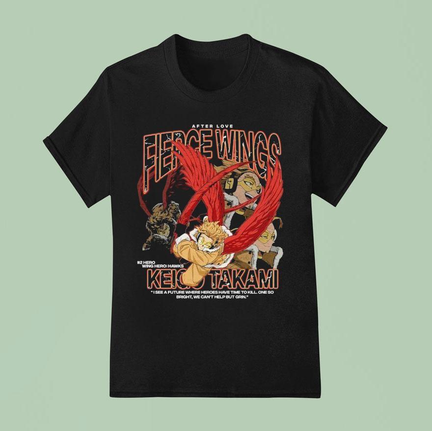 Keigo Takami Fierce Wings T Shirt
