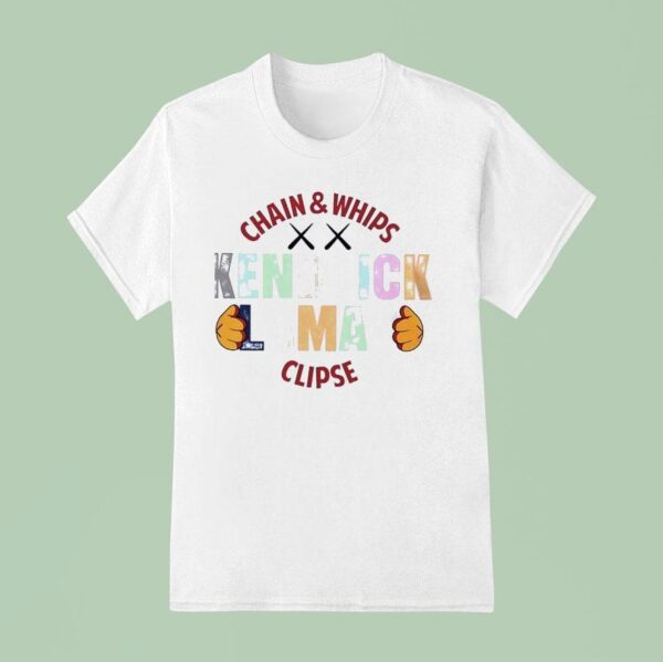 Kendrick Lamar Chain And Whips Clipse T Shirt