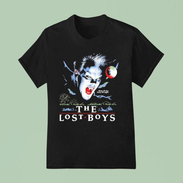 Kiefer Sutherland Sleep All Day Party All Night The Lost Boys T Shirt