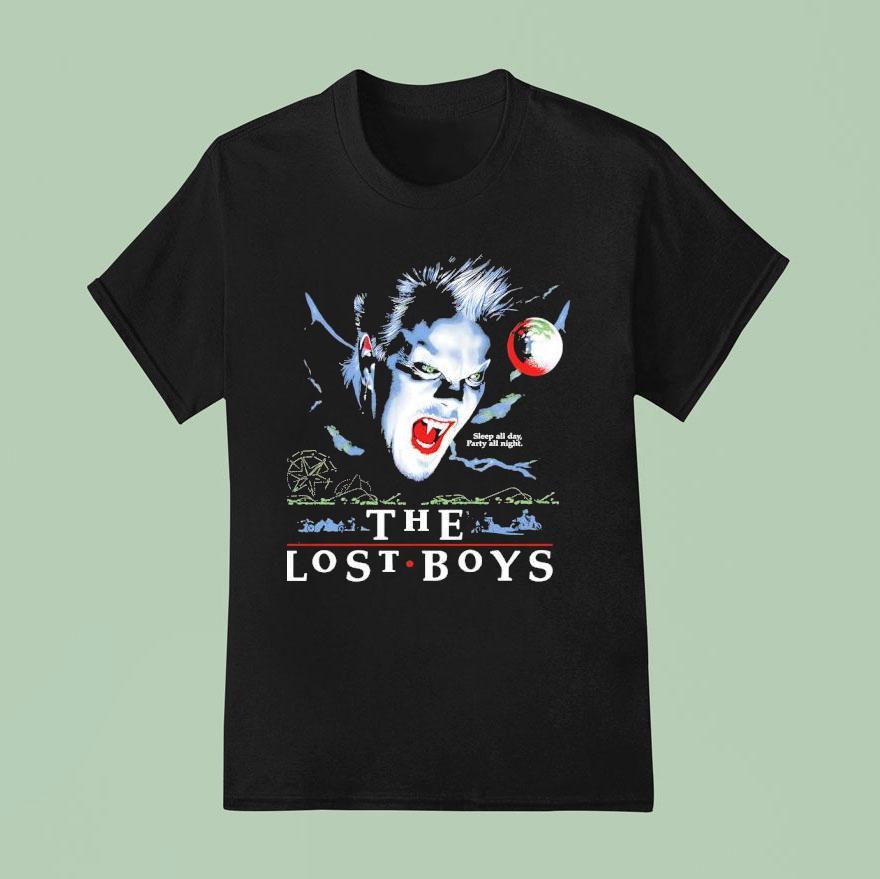 Kiefer Sutherland Sleep All Day Party All Night The Lost Boys T Shirt