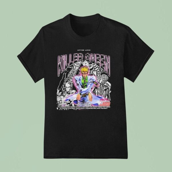 Kira Yoshikage Killer Queen Jojo S Bizarre Adventure After Love T Shirt