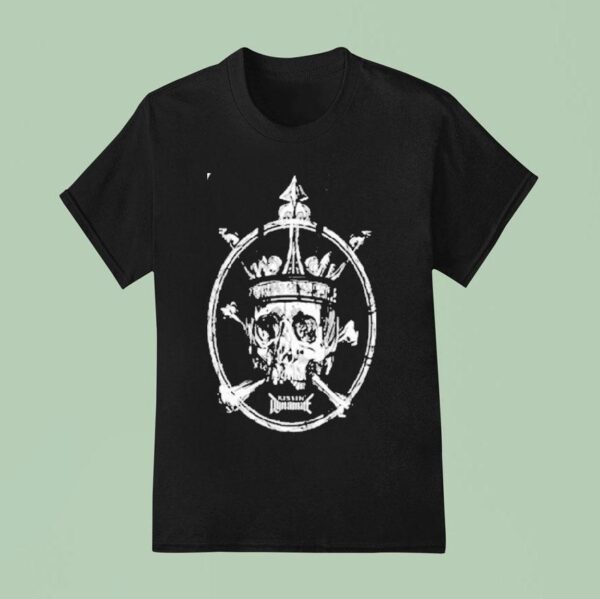 Kissin Dynamite King Skull Head T Shirt