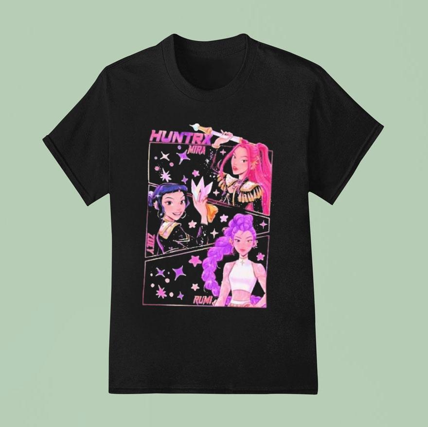 Kpop Demon Hunters Jinu Manga Kpop Huntrix Pin T Shirt