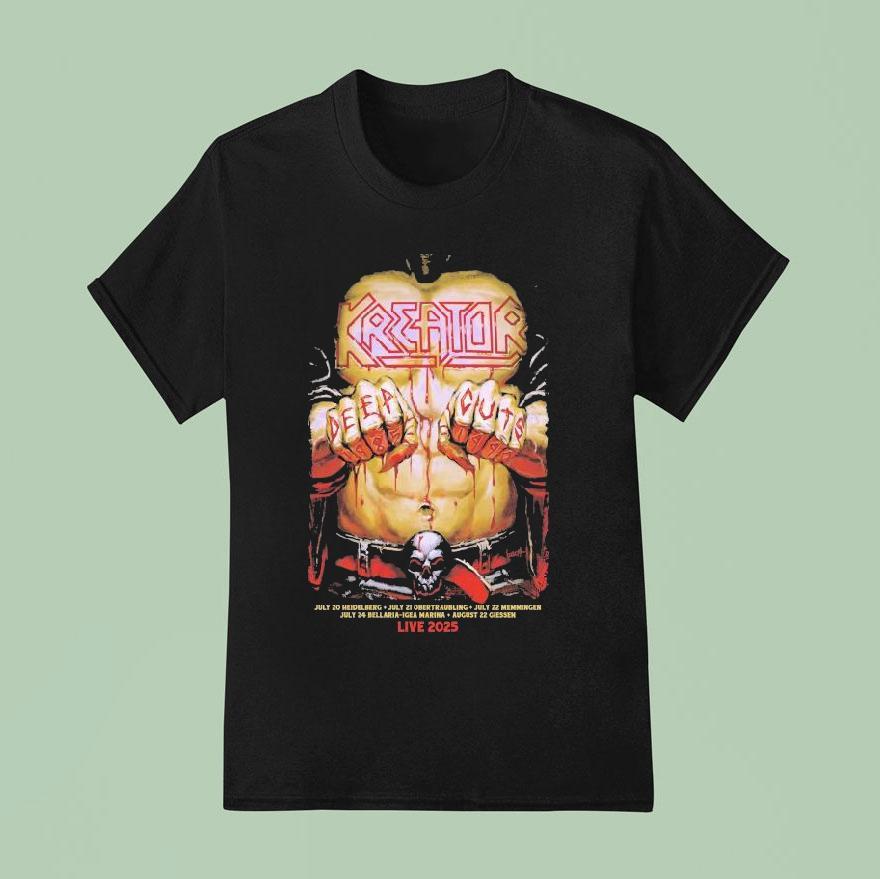 Kreator Deep Cuts Live From July To August T Shirt
