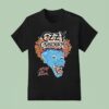Lady Gaga Wearing Ozzy Osbourne Blue Demon Tattoo Tour T Shirt